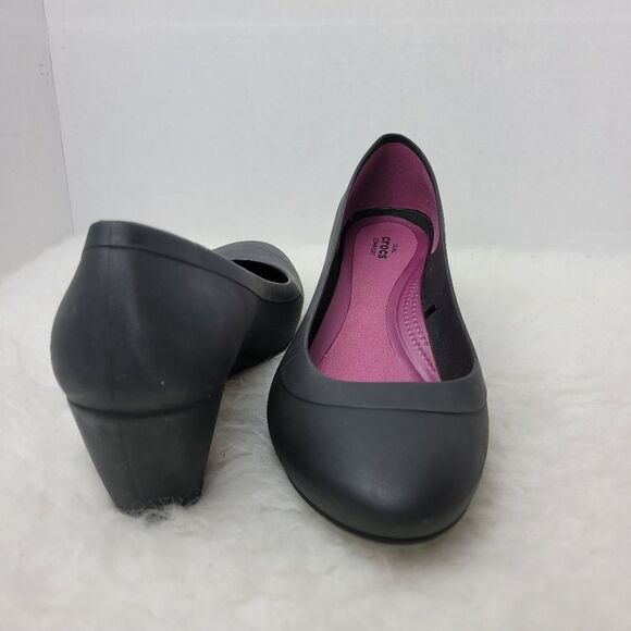 Crocs Lina Wedge Pump Dual Comfort Womens Size 9 - Picture 7 of 10